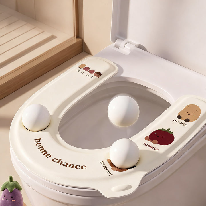 Toilettensitz-Auflage, wasserdicht, vier Jahreszeiten