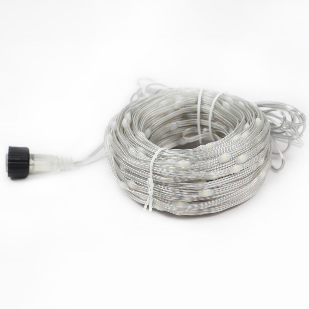 LED-Lichterkette, 10 m, 100 Lichter, USB/Batterie
