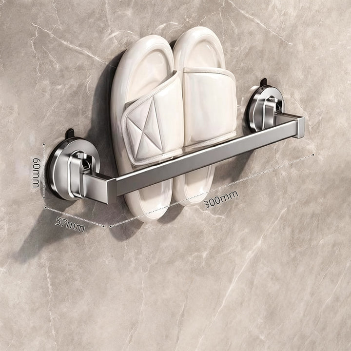 Badezimmer-Pantoffelablage mit Saugnapf, ausziehbar