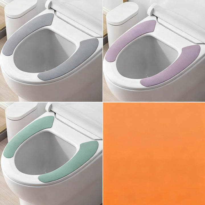 WC-Sitz-Auflage aus Plüsch, selbstklebend