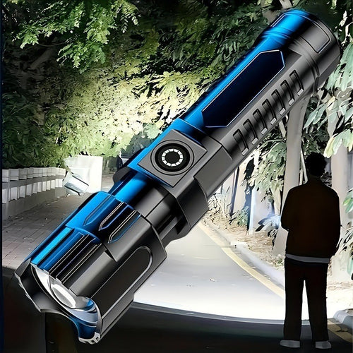 Tragbare LED-Taschenlampe mit Zoomfunktion