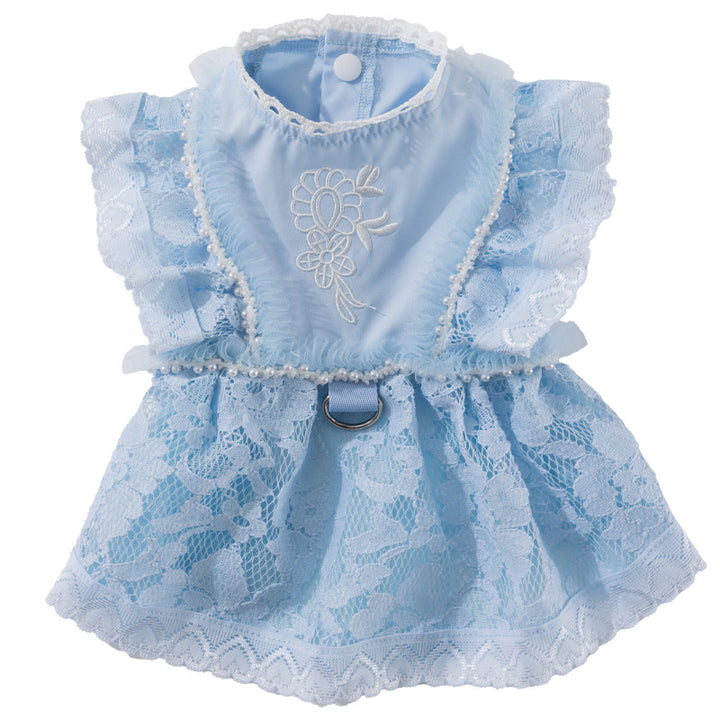 Prinzessin-Kleid für kleine Hunde, Sommer