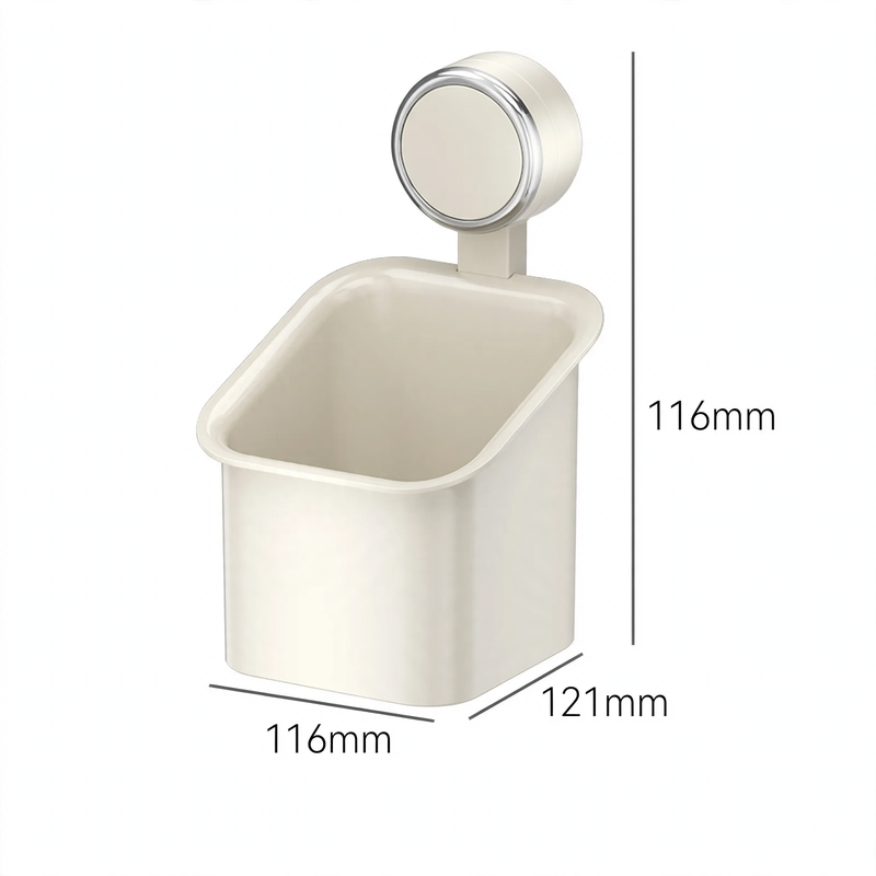 Saugnapf-Wandbox mit Ablauf, Modell YM.6933-59063