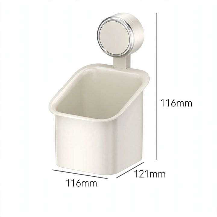 Saugnapf-Wandbox mit Ablauf, Modell YM.6933-59063