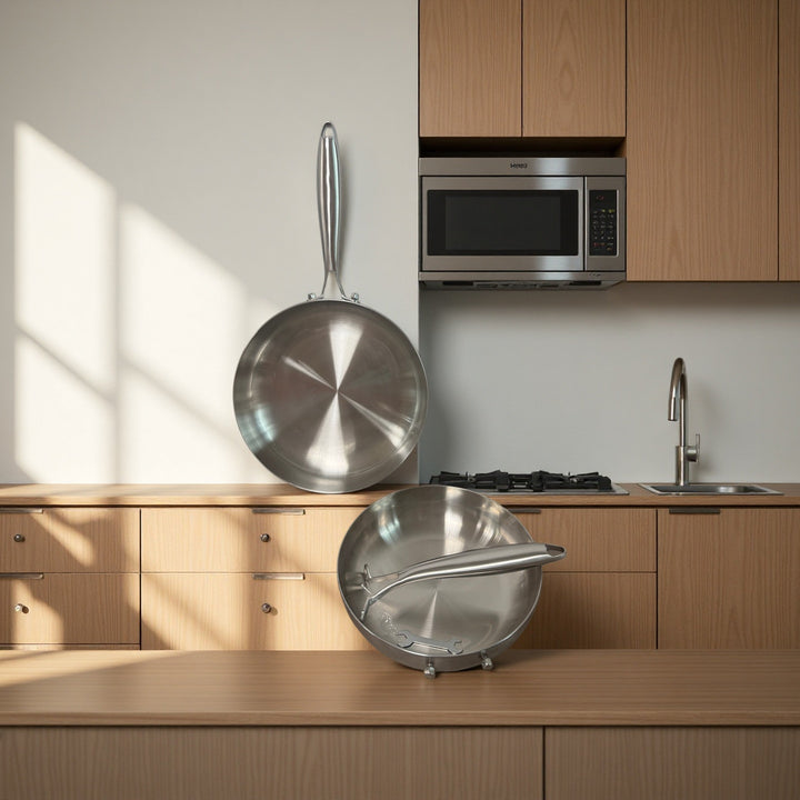 Bratpfanne, Titan-Aluminium, antihaftbeschichtet
