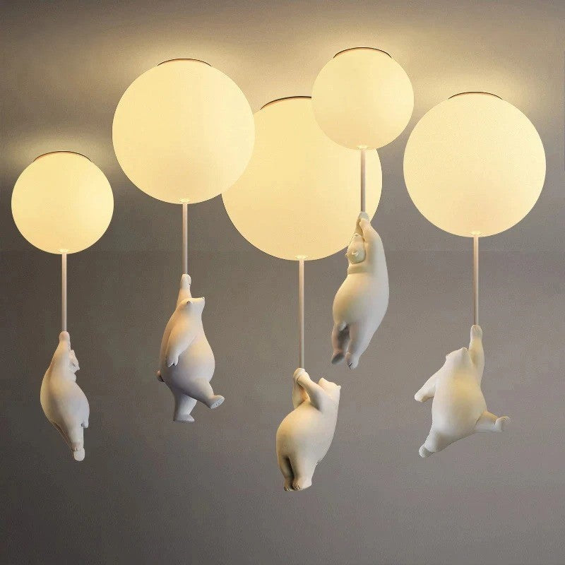 Hängende Bären Ballons Lampe | Karnz