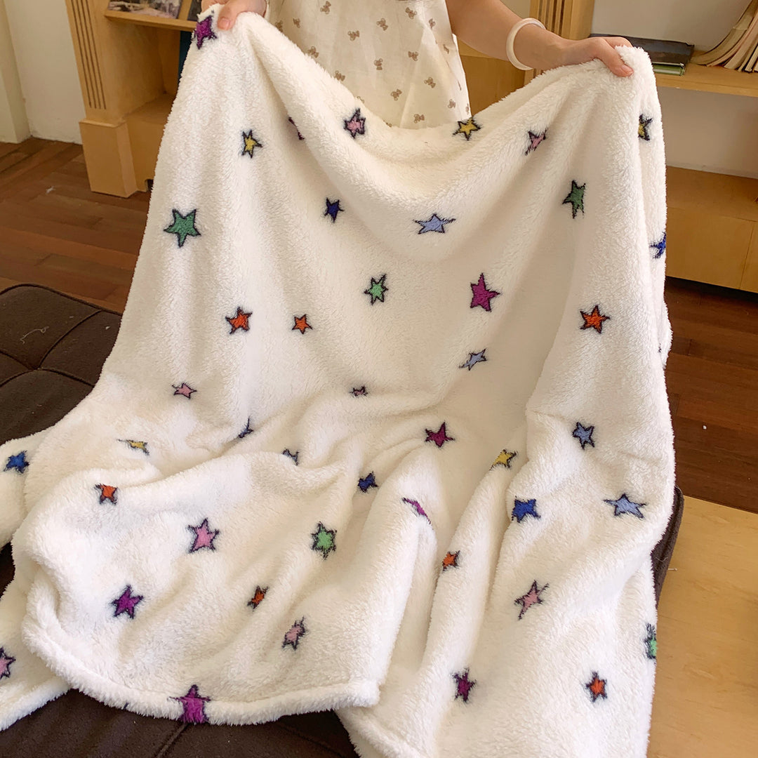 Fleece-Wolldecke aus Polyester, 75–150 cm