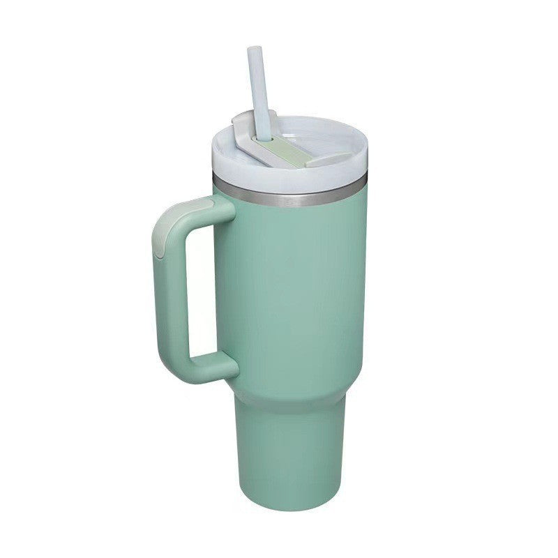 Isolierbecher 40oz mit Strohhalm und Henkel