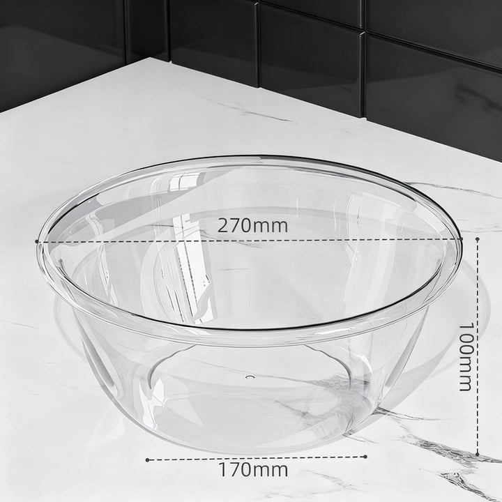 Kunststoff-Waschbecken, transparent, robust