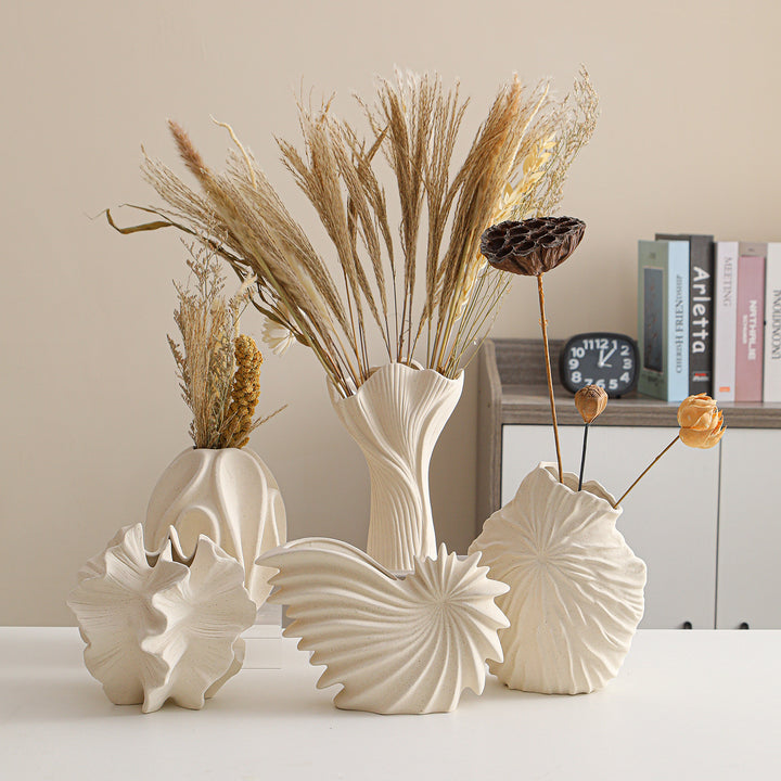 Keramik-Vase Flower, modern