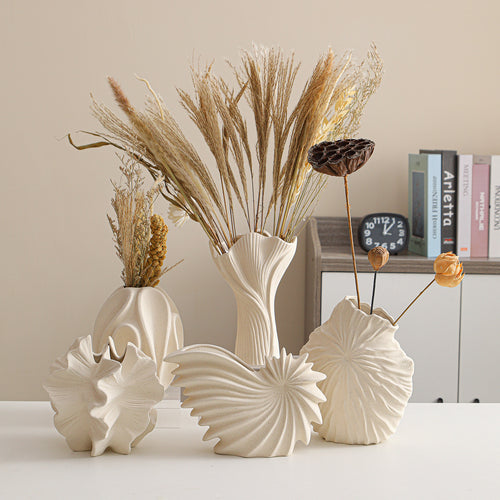 Keramik-Vase Flower, modern
