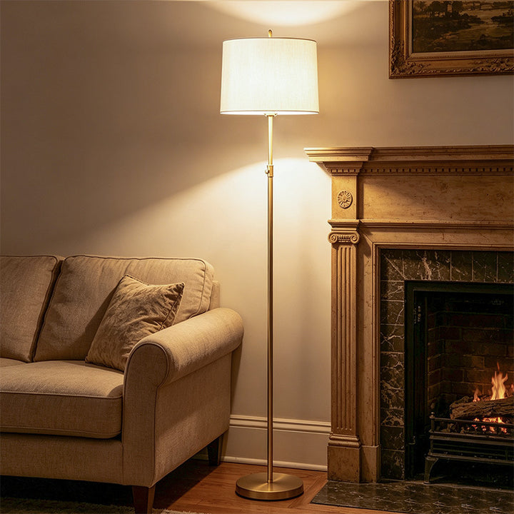 Stehleuchte, Kupfer, LED, 12W