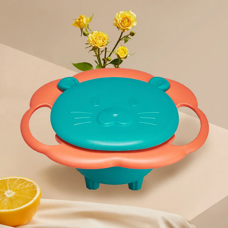 Drehbare Kinderschüssel, 19 cm, PP, rutschsicher