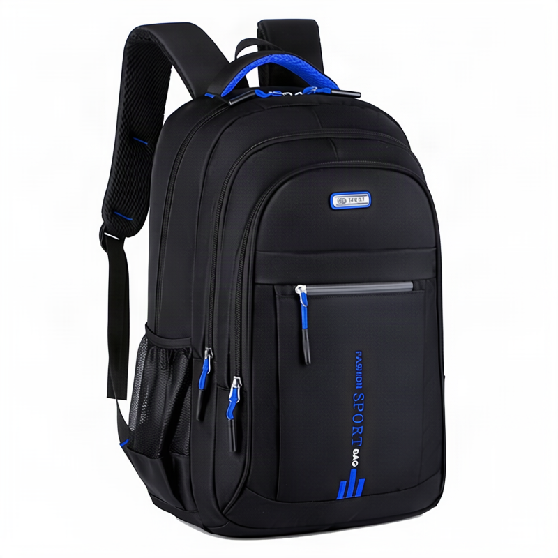 Großer Nylon-Rucksack, 36–55 L, wasserdicht und diebstahlsicher