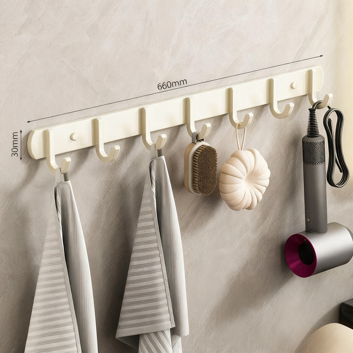 Starke Aluminium-Wandhaken mit Klebepads