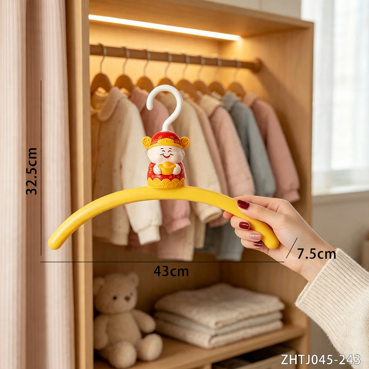 Kleiderbügel mit Rutschschutz, bunt