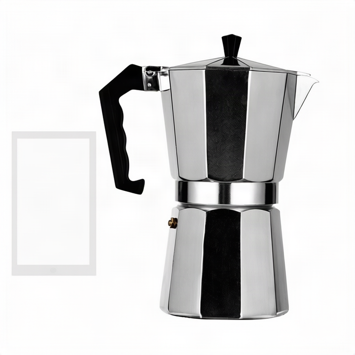 Espressokocher aus Edelstahl