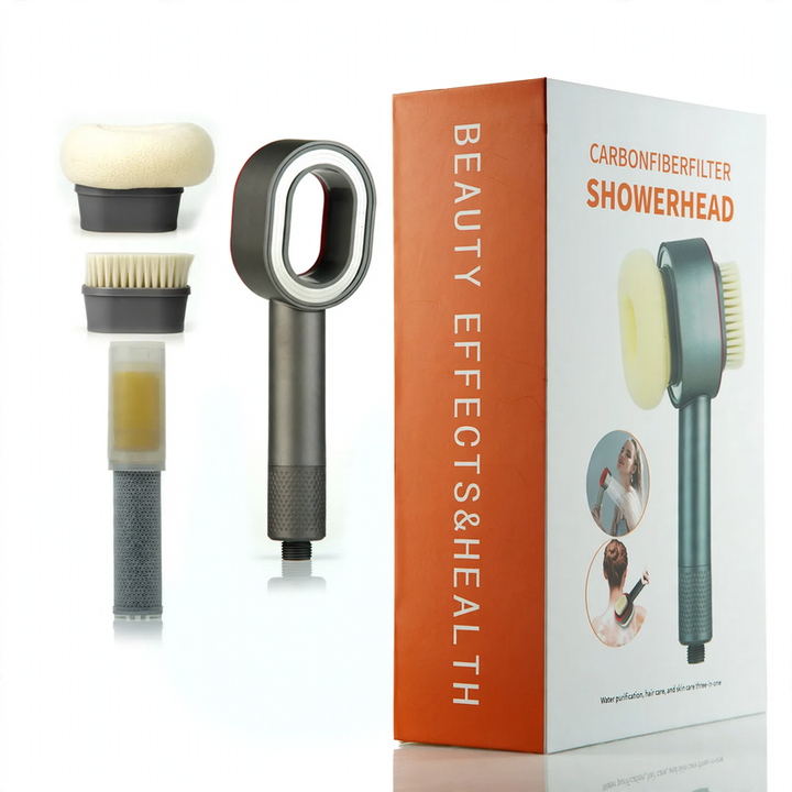 3-in-1 Duschkopf mit Massagefunktion, Kunststoff
