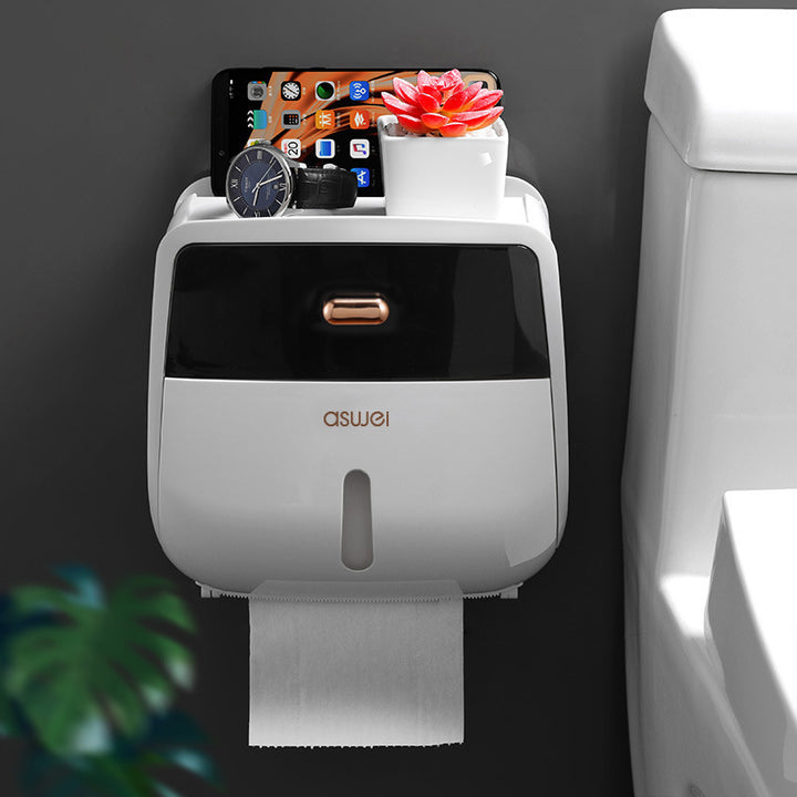 Wandmontierte Toilettenpapierhalter, Kunststoff, Modell A1913