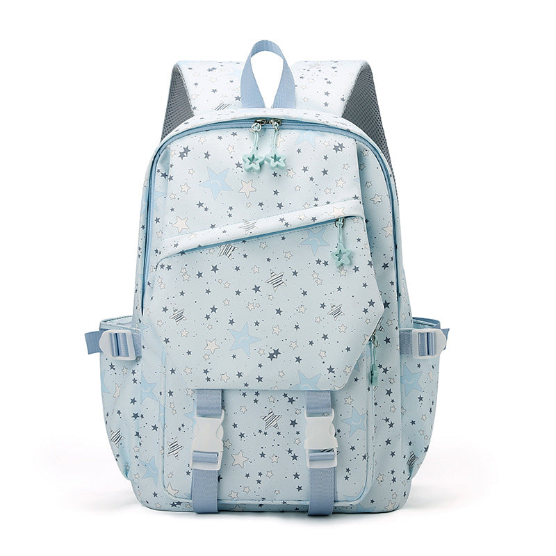 Großer Rucksack aus Polyester, atmungsaktiv