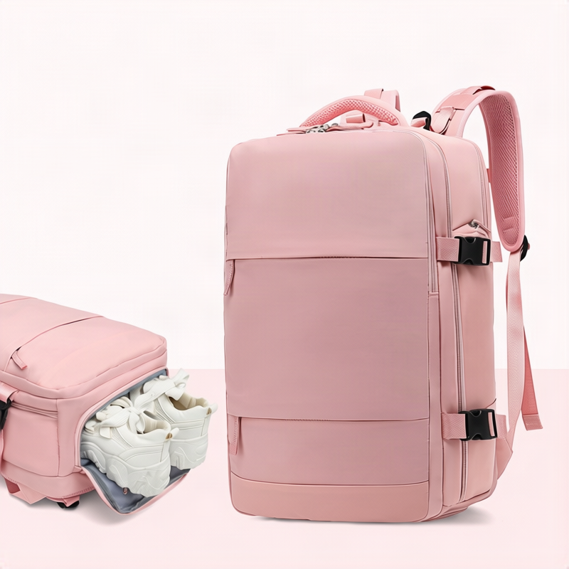 Rucksack Damen, 36–55 L, Nylon, wasserabweisend