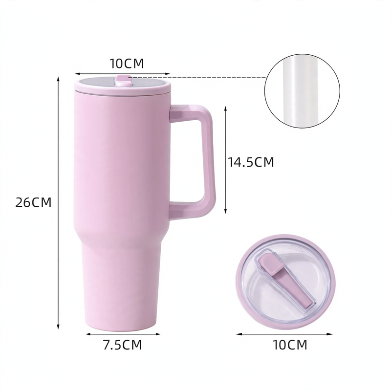 Isolierbecher mit Henkel, 30/40 oz
