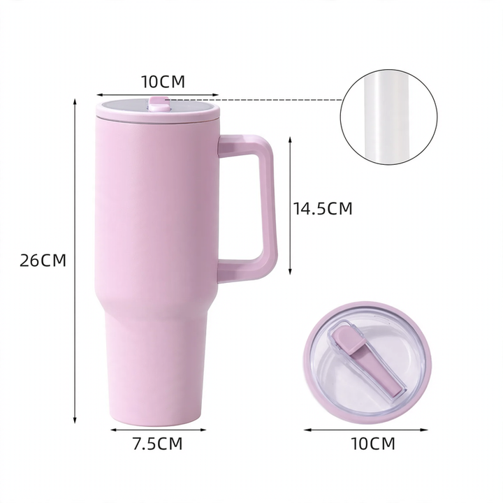 Isolierbecher mit Henkel, 30/40 oz