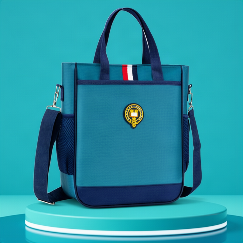 Schultertasche mit Tragegriff, wasserfest