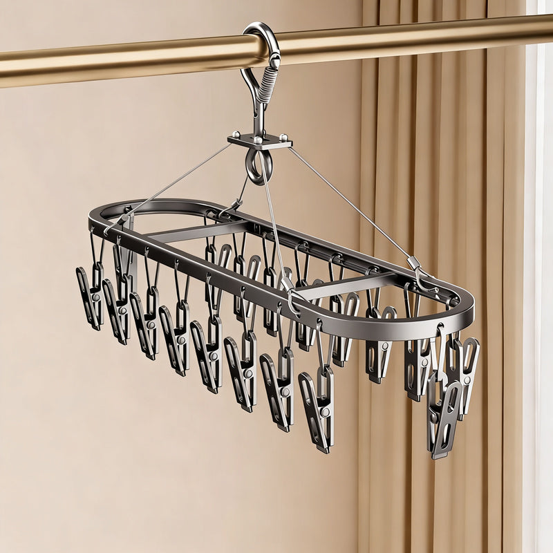 Sockentrockner mit Aluminium-Rahmen
