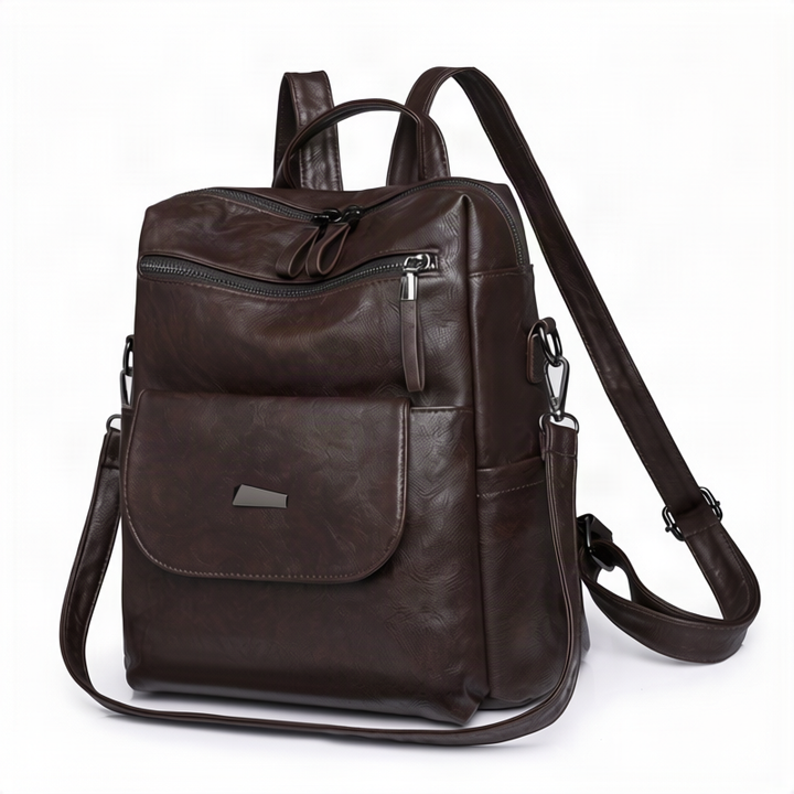 Damen-Rucksack aus PU, große Kapazität
