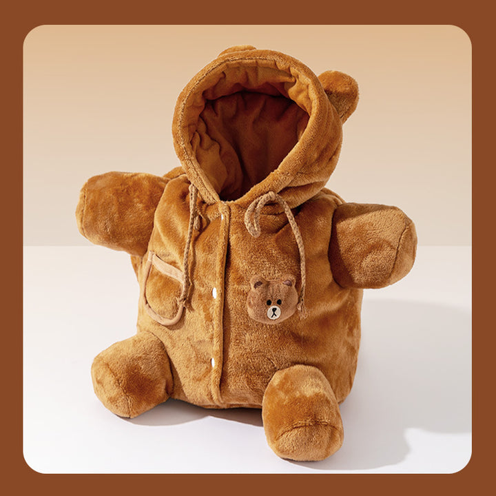 Tragbare Haustier-Transporttasche aus Fleece mit Tiermotiv