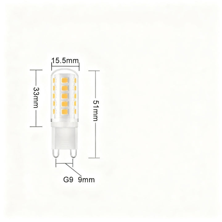 LED-Glühbirne G9, 3W, SMD2835, Keramik
