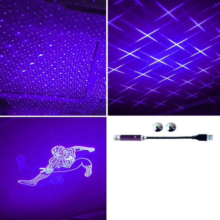 USB-Sternenhimmel-Atmosphärenlicht mit LED-Projektion