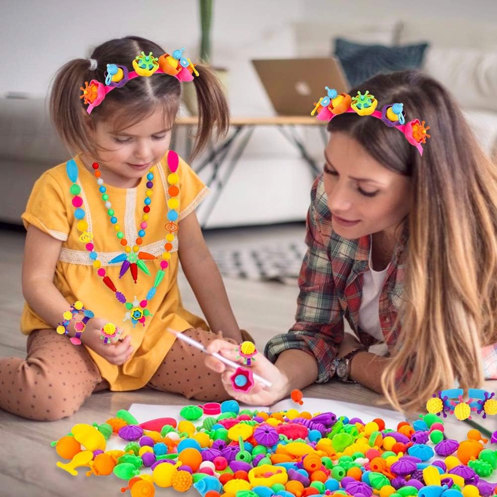 Pop Perlen für Kinder Schmuckherstellung | Karnz