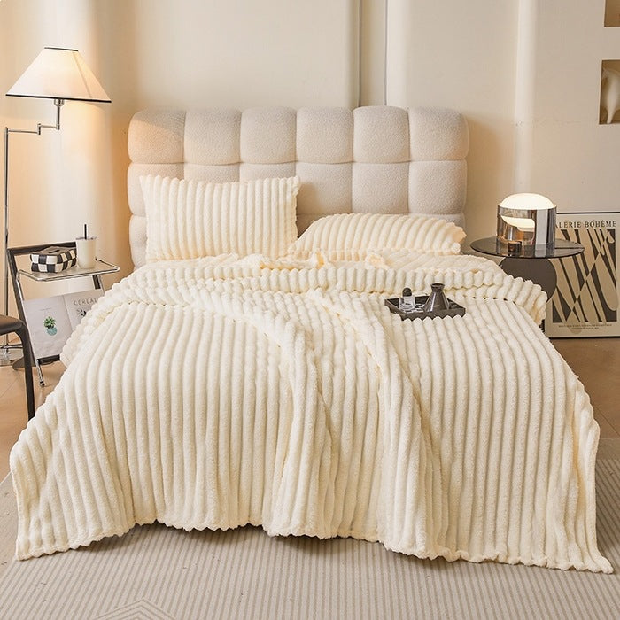 Fleece-Wolldecke, 800–1000 g, vier Jahreszeiten