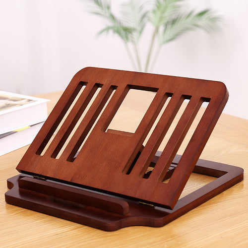 Holz-Laptop-Ständer mit Schreibtisch-Organizer