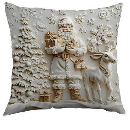 Kissenbezug aus Kurzflor, 45×45 cm, nordisch