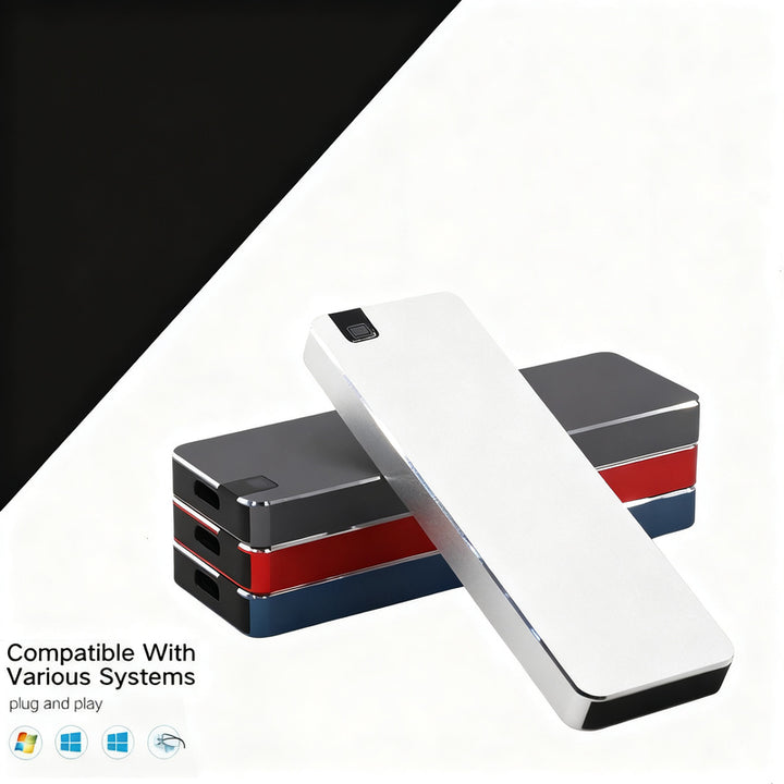 Tragbare SSD, Metall, ultraflach