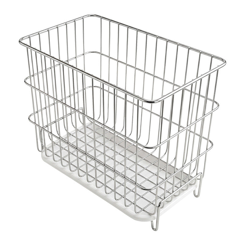 Edelstahl-Ablagebox für Küche, 304er-Stahl