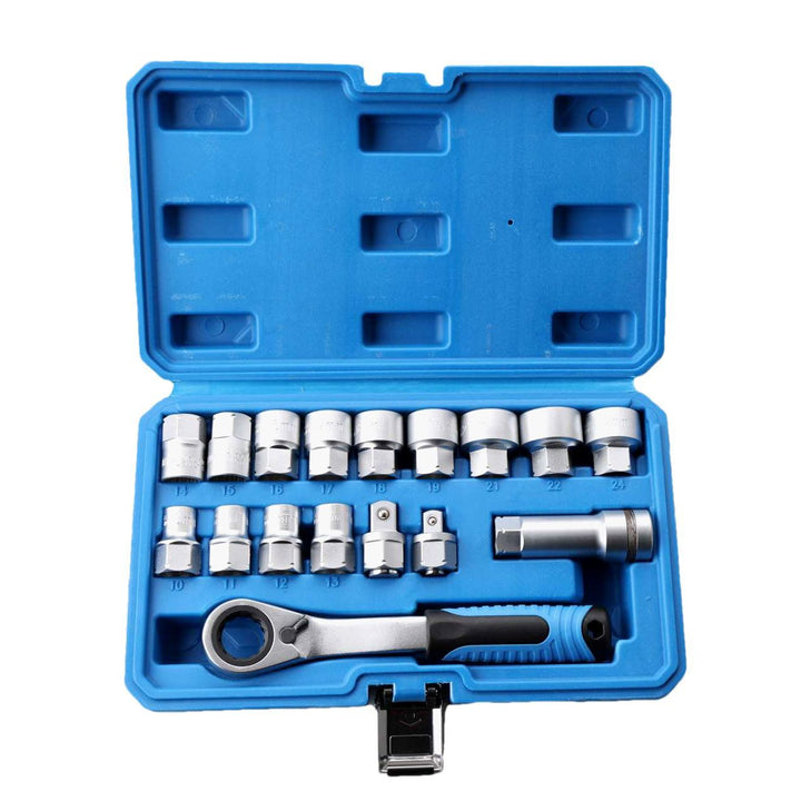 Ratschenschlüssel-Steckschlüssel-Set 46-teilig Modell 1103