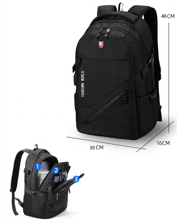 Rucksack mit Laptopfach, 15 Zoll