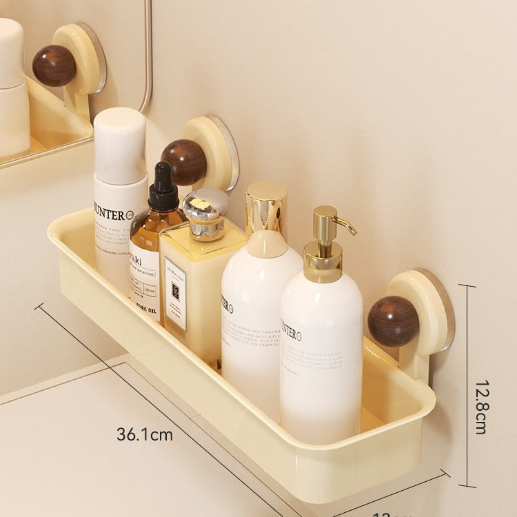 Badezimmer-Ablage mit Saugnapf, wandmontierbar