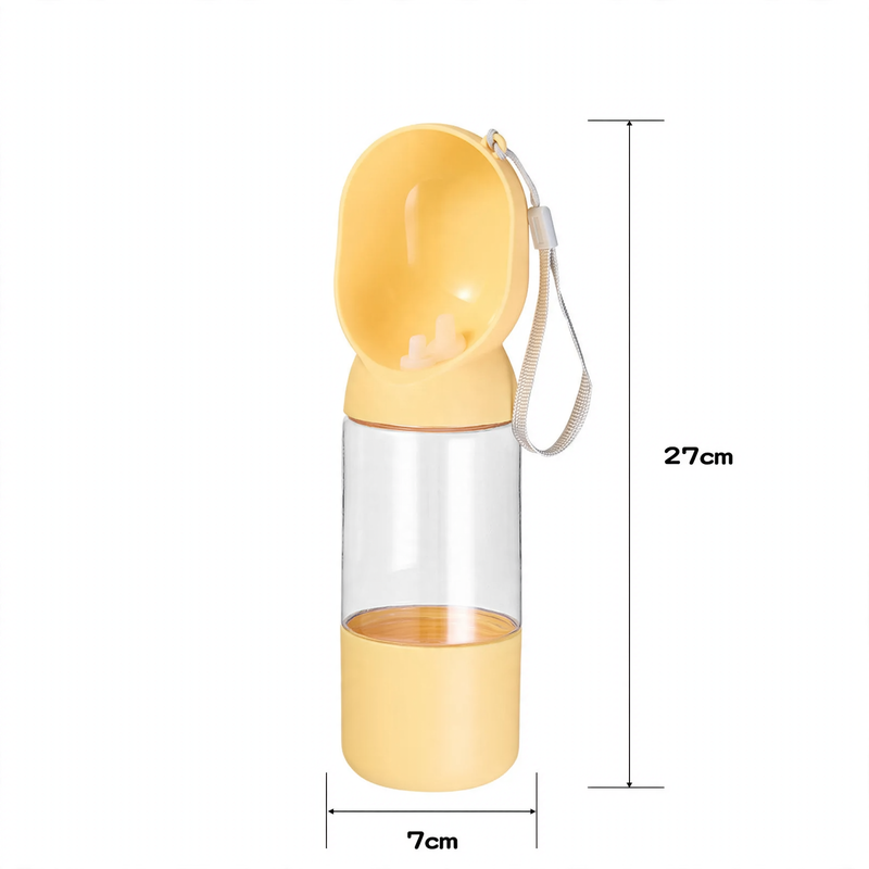 Wasser- und Futternapf für Haustiere, 2-in-1