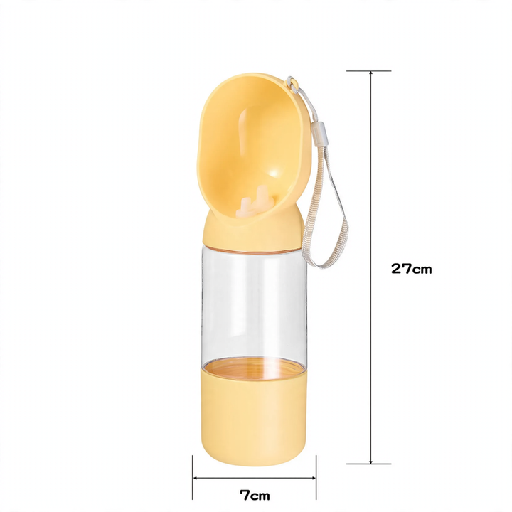 Wasser- und Futternapf für Haustiere, 2-in-1