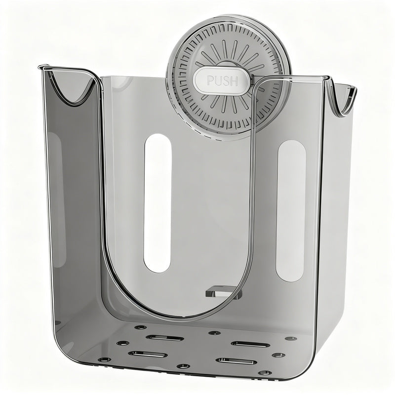 Wandmontierter Papiertuchhalter mit Saugnapf