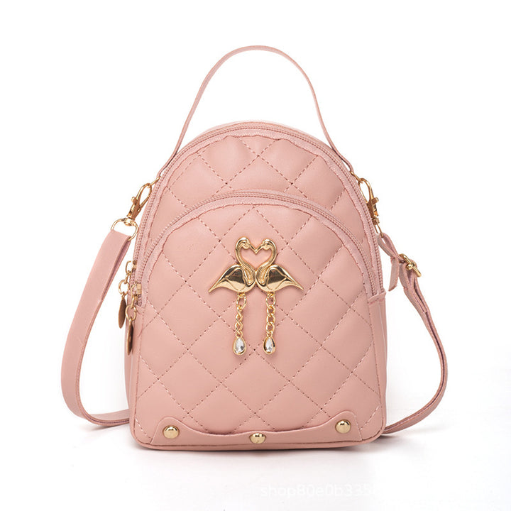PU-Rucksack mit Stickerei