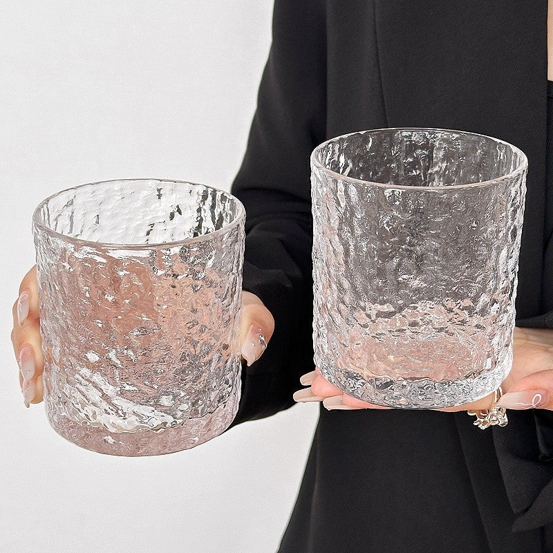 Glastassen, ca. 200 ml, mit Wellenmuster
