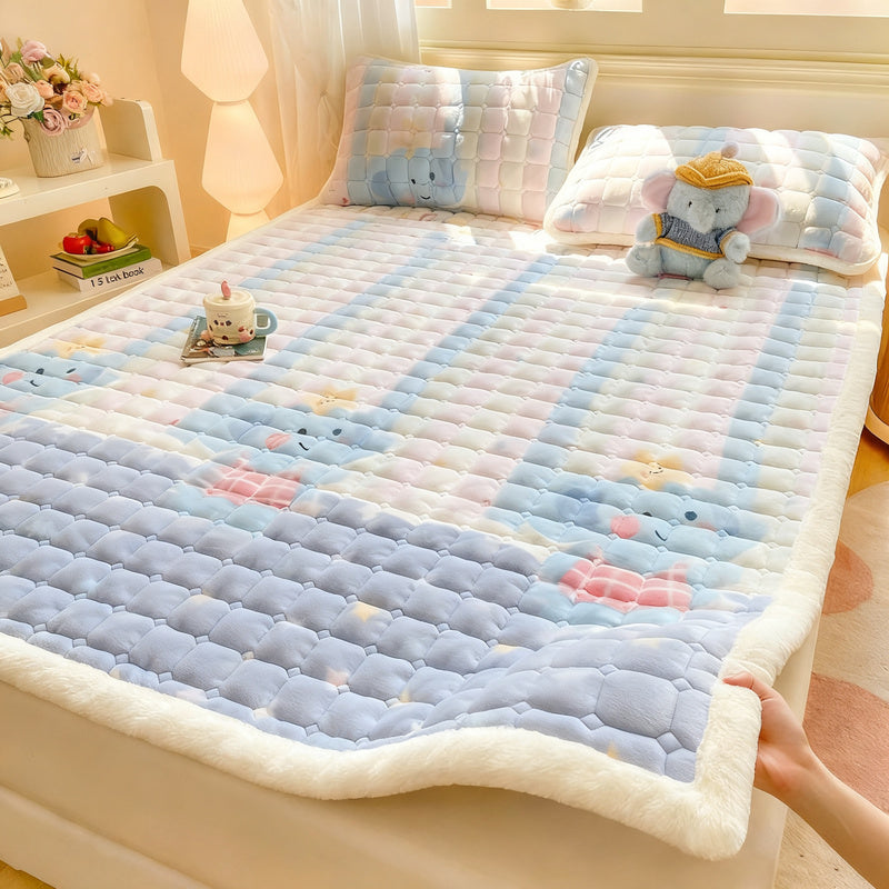 Fleece-Bettauflage, warm und weich