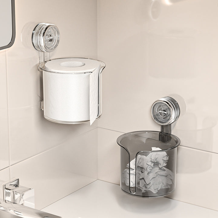 Saugnapf-Toilettenpapierhalter, wandmontiert