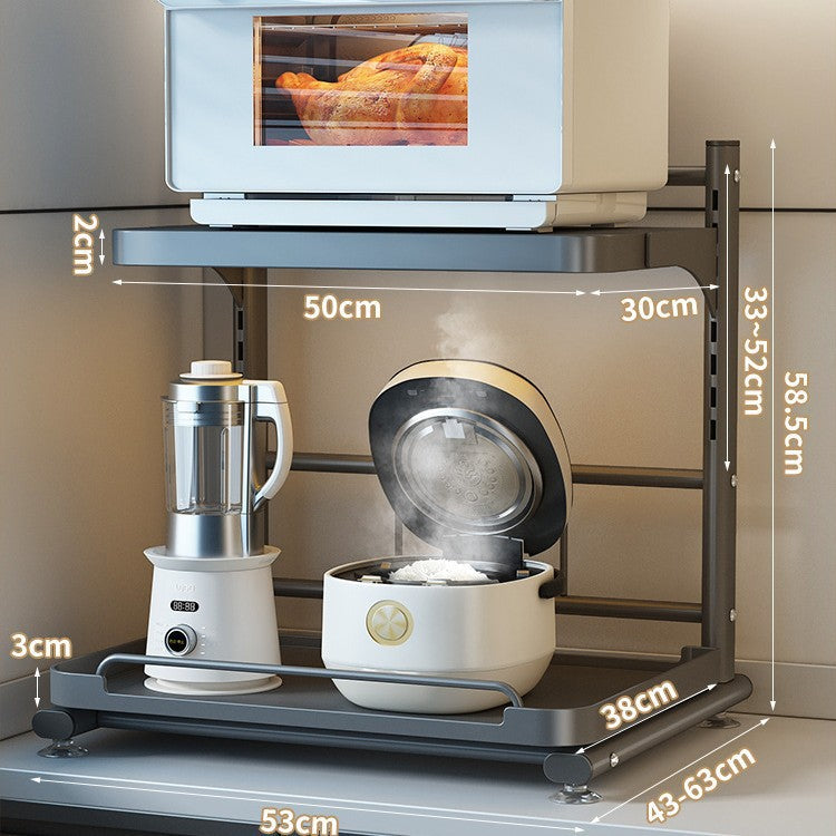 Küchenregal für Mikrowelle und Küchengeräte, mehrstöckig